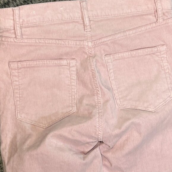 LOFT High Rise Skinny Corduroy Pants in Pastel Pink Size 25/0 soft Feminine - Picture 7 of 7